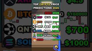 The best crypto price predictions for the year 2026📈🚀🔥 crypto predictions cryptopredictions [upl. by Hayes]