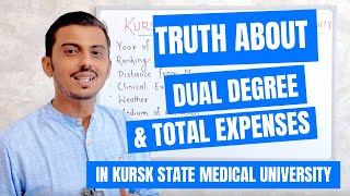 What is Dual Degree in Kursk State Medical University  Total Fee of Kursk State Medical University [upl. by Annadiane]