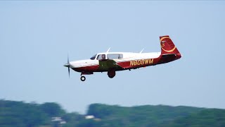 Mooney Ovation landing 4K Video [upl. by Diraj]