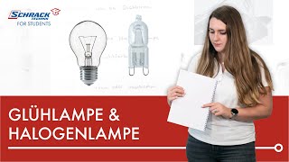 Wie ist eine Glühbirne und eine Halogenlampe aufgebaut [upl. by Quincey]