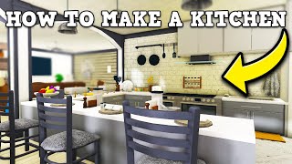 How To Build a KITCHEN Like a PRO in Bloxburg Roblox [upl. by Dianthe]