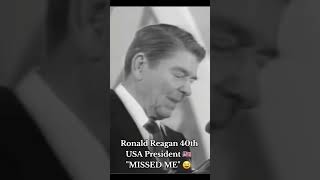 RONALD REAGAN quotMissed Mequot biden uspresident politics trump fyp [upl. by Yelreveb406]