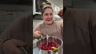 Cranberry Sauce Recipe cranberrysauce thanksgiving thanksgivingrecipe holidayrecipes [upl. by Raasch]