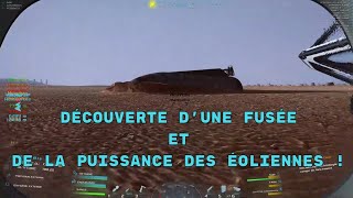 Occupy Mars FR 51 Une fusée écrasée et test des éoliennes par tempête [upl. by Piane]