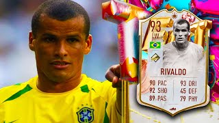 93 FUT BIRTHDAY ICON RIVALDO PLAYER REVIEW FIFA 23 [upl. by Acisseg]