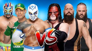 Kalisto amp Sin Cara amp John Cena vs Big Show amp Kane amp Braun Strowman  WWE Tag Team Wrestling 2022 [upl. by Aidyl803]