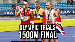 Coming 3rd at the UK OLYMPIC TRIALS 1500m [upl. by Beall]