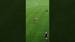 Tag friends to try this drill with⚽🤩 footballdrills soccerdrills trainingdrills footballtraining [upl. by Sherry2]