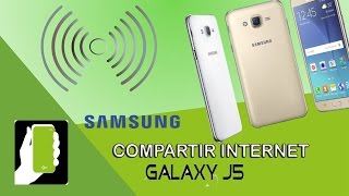 Samsung Galaxy J5 Compartir Internet O Zona WIFI [upl. by Eudosia]