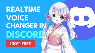 How to Change Your Voice in Realtime on Discord amp Games with this FREE AI [upl. by Story]