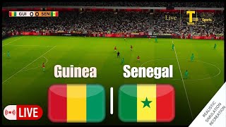 🔴 Guinea vs Senegal LIVE  Africa Cup of Nations 2024 Full Match Streaming amp Simulation [upl. by Yerak953]