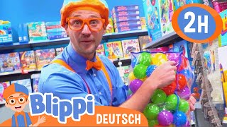 Blippi Deutsch  Blippi lernt Farben im Spielzeugladen  Abenteuer und Videos für Kinder [upl. by Eiten]