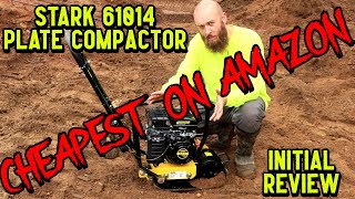 Testing the Cheapest Plate Compactor on AmazonIts Great by GettinJunkDone [upl. by Moore527]