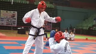 ITF Taekwondo championship India vs Turkmenistan 4th play squad fight [upl. by Beller382]