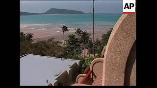 Tsunami 2004  Tsunami hits Patong Beach in 26december2004 19th [upl. by Yand216]