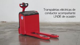 Transpalet eléctrico LINDE T16 001412 [upl. by Gillette859]