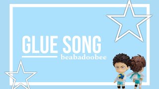 baebadoobee  GLUE SONG  iwaoi  haikyuu text [upl. by Eelrihs]