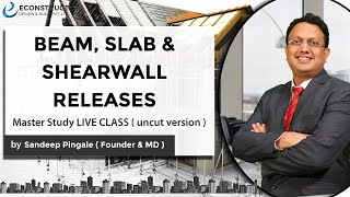 BEAM SLAB amp SHEARWALL RELEASES Master Study training Live Class [upl. by Chavez]