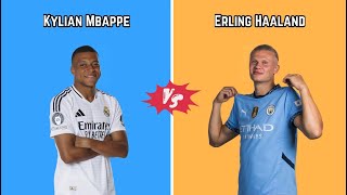 Comparison Haaland vs Mbappe [upl. by Murage]