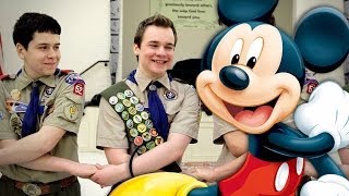 Disney Stops Boy Scout Funding Because of AntiGay Policy [upl. by Tsuda]