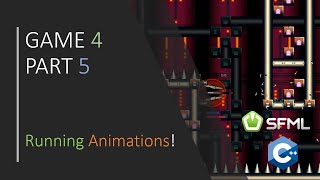 C amp SFML  Simple 2D Games   Easy Platformer pt5  Running ANIMATIONS [upl. by Jaquenette988]