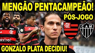 FLAMENGO PENTACAMPEÃO DA COPA DO BRASIL MENGÃO SEGUROU GALO NA FINAL COMEMORA NAÇÃO PLATA DECIDIU [upl. by Ettenahs]