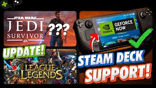 STEAM DECK Support Coming amp 24 Games for MAY  GeForce Now News Update [upl. by Tali]