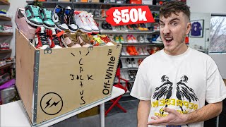 Unboxing A 50000 Sneaker Mystery Box [upl. by Cilegna564]