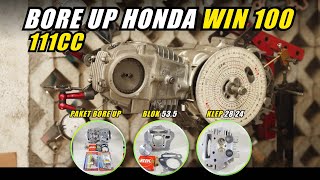 PASANG PAKETBORE UP HONDA WIN 100 111CC FULL BRT [upl. by Jarid]