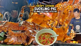 Thai CRISPY na Lechon Baboy quot30 MINUTES LANGquot Luto na 100Pcs LECHON SOLD DAILY [upl. by Nemrac441]