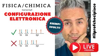 configurazione elettronica RIEMPIMENTO ORBITALI ATOMICI esempi svolti la chimica che ci piace [upl. by Malorie]