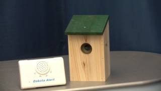 Dakota 2500 Wireless Driveway Alarm with Wooden Birdbox [upl. by Suiravad]