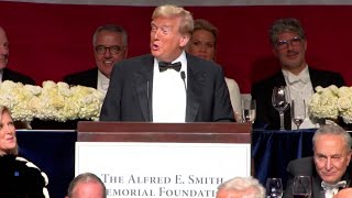 Donald Trump full speech at Al Smith Dinner in New York City Oct 17 2024 [upl. by Jody316]