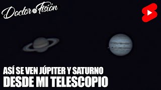 JUPITER y SATURNO desde MI TELESCOPIO 🔭 [upl. by Arimay379]