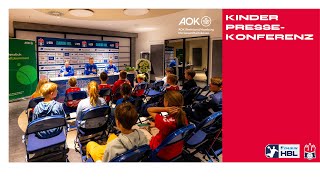 KinderPressekonferenz nach dem Spiel gegen den SC Magdeburg 15092024 [upl. by Caines626]