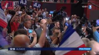 Primaire Les Républicains Alain Juppé en meeting à Strasbourg [upl. by Skipton104]