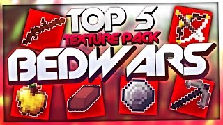 TOP 5 BEDWARS TEXTURE PACKS  TOP Resource Packs  TOP Texture Packs  BaumBlau [upl. by Nitsruk195]