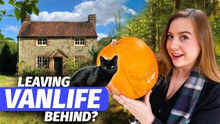 We Swapped Full Time Vanlife for a House  Pumpkin Carving amp Life Updates [upl. by Lowney]