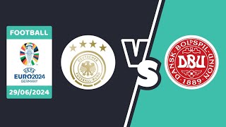 ALLEMAGNE vs DANEMARK  EURO 2024 18 Finales  Full Match  Efootball Prediction [upl. by Enyaht865]