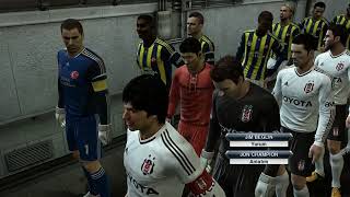 Beşiktaş vs Fenerbahçe  PES 2013 [upl. by Johannessen725]