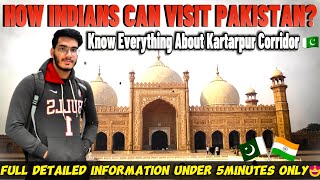 How Indians 🇮🇳 Can Visit Pakistan 🇵🇰 in 2024   Full Guide in 5 Minutes only EASY STEPS [upl. by Ycnalc]