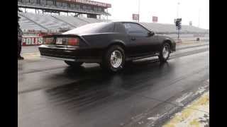 LSX Nitrous Camaro Third Gen Drag Radial 956 14124mph [upl. by Odrareg]