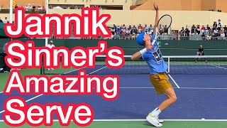 Jannik Sinner Serve Analysis Tennis Technique Explained [upl. by Toscano]