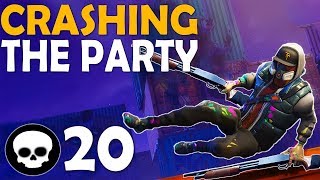 CRASHING THE PARTY  WHY NOT SNIPE  20 KILL SOLO VS DUO Fortnite Battle Royale [upl. by Trainer]