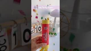 ✨🎉Easy and fast making Party Popper for Birthday Parties 🥳 shorts diy art youtubeshorts [upl. by Bertram]