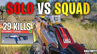 REVIEW DA FENNEC ELEVADO NO SOLO VS SQUAD 29 KILLS  COD MOBILE  BATTLE ROYALE [upl. by Saxen604]