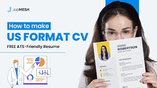 How to make US Format CV For FREE  American Resume [upl. by Lali]