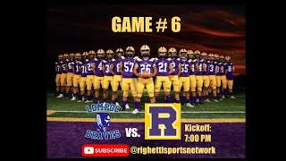 RHS FOOTBALL Lompoc  Righetti [upl. by Rebm]