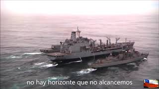 HIMNO DE LAS TELECOMUNICACIONES DE LA ARMADA DE CHILE [upl. by Ness]