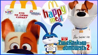 HAPPY MEAL 🐩 SEKRTETNE ZYCIE ZWIERZAKOW DOMOWYCH 2 🐩 ZABAWKI z McDONALDS [upl. by Akimik]